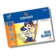 Block Cansonino Blanco N6 120 Grs X 20 Hs