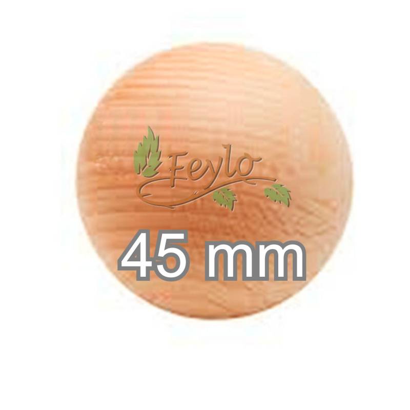 Esfera De Madera  45mm.x 1 Unidad
